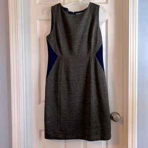 Grey and Navy Dress